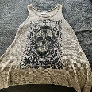Skull tank tunic
